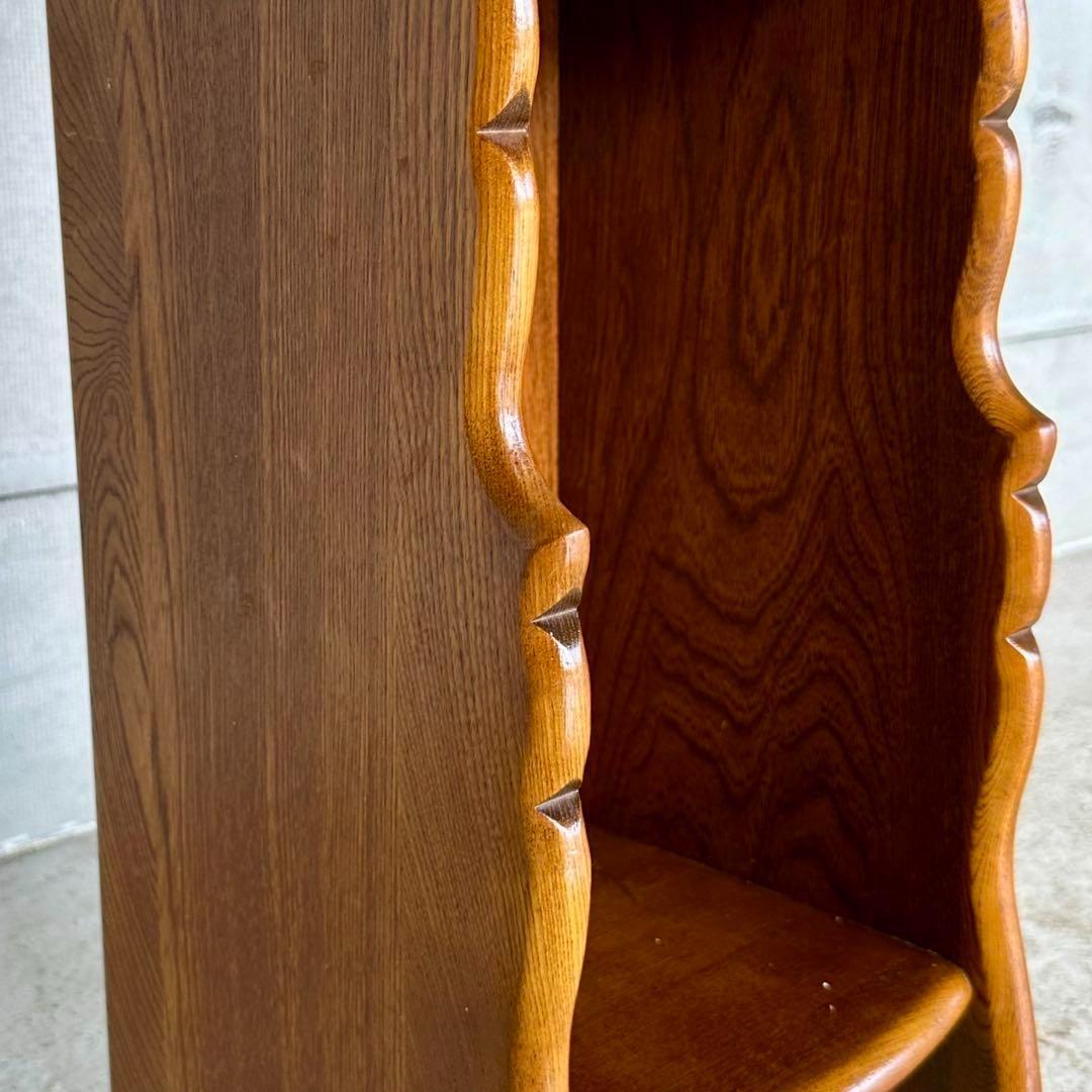 ★70s★ KarImoku カリモク電話台 サイドテーブル 花台 レトロ家具