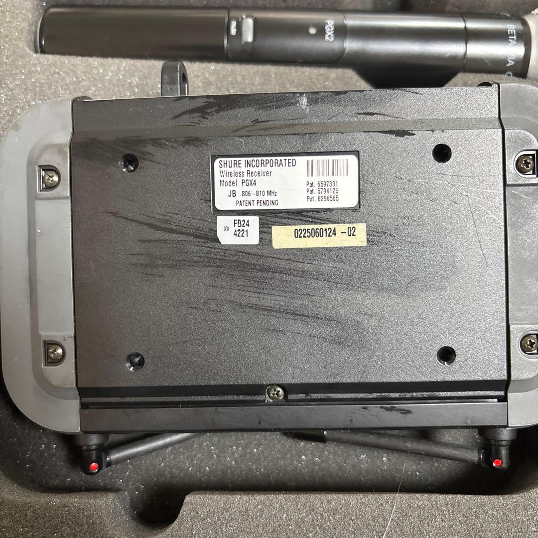 SHURE PGX4/BETA 58A ワイヤレスマイクセット