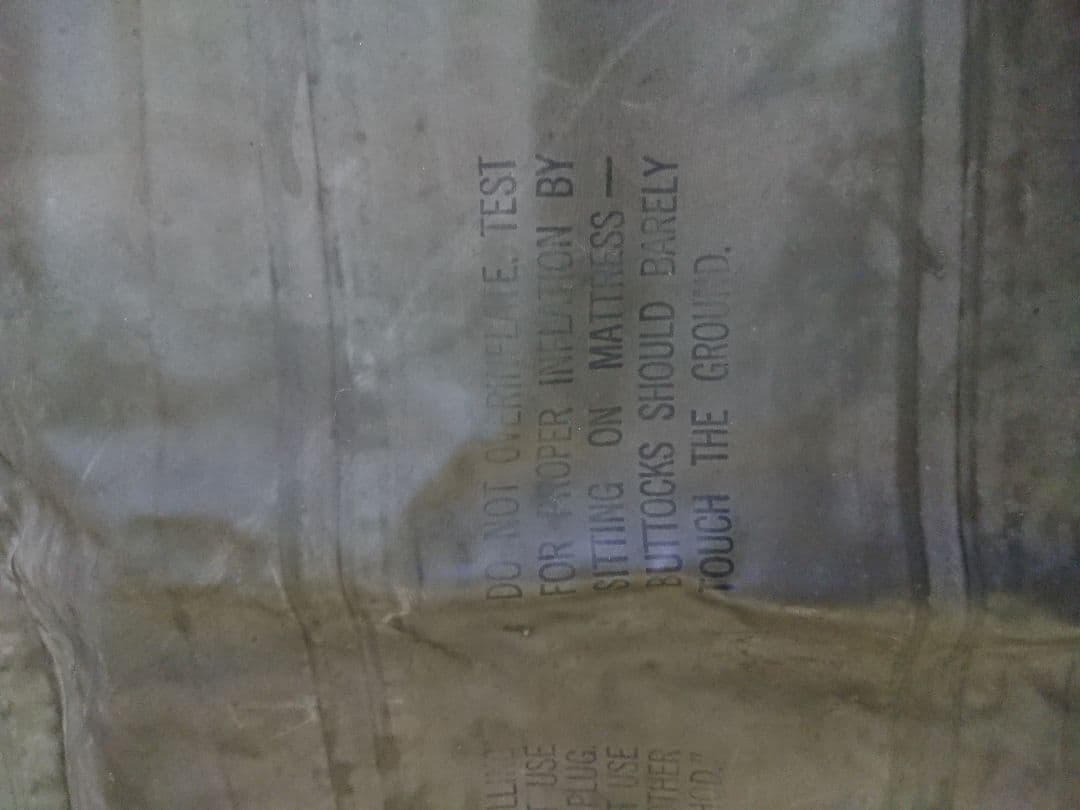 アメリカ軍　ベトナム戦争当時物　エアマット