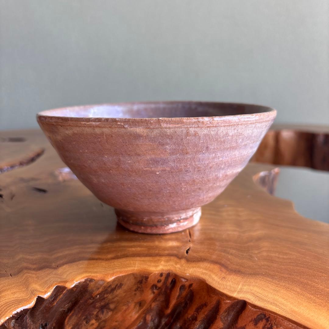 萩焼 吉賀大眉作 泉流山窯 抹茶碗 茶道具 共箱（114Hb)