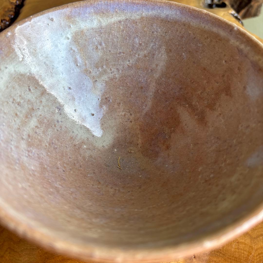 萩焼 吉賀大眉作 泉流山窯 抹茶碗 茶道具 共箱（114Hb)