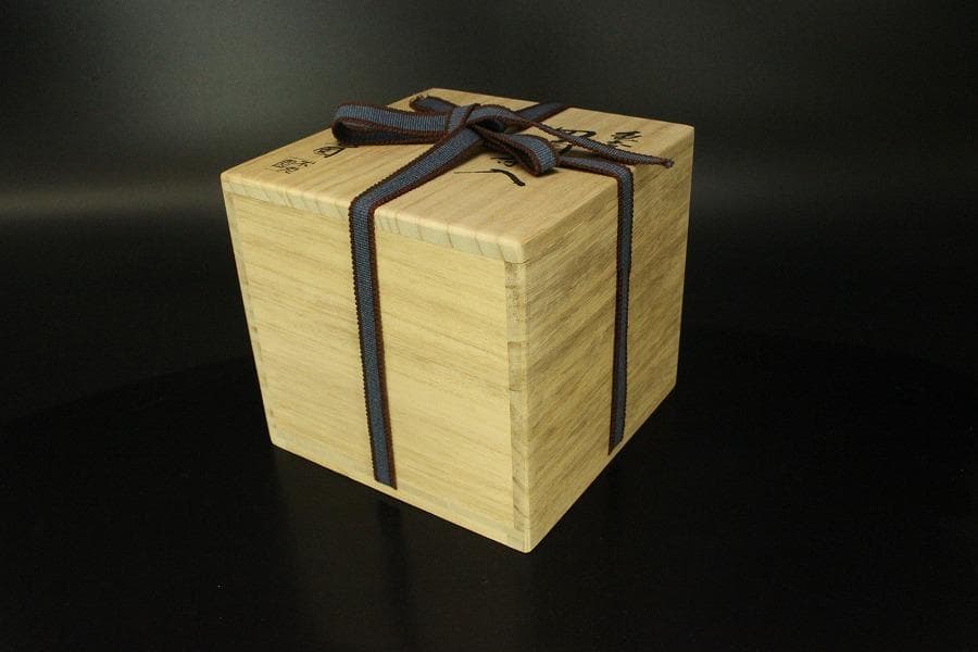 茶道具 色変わり 四滴茶入 不老園 共箱 未使用(LC720)