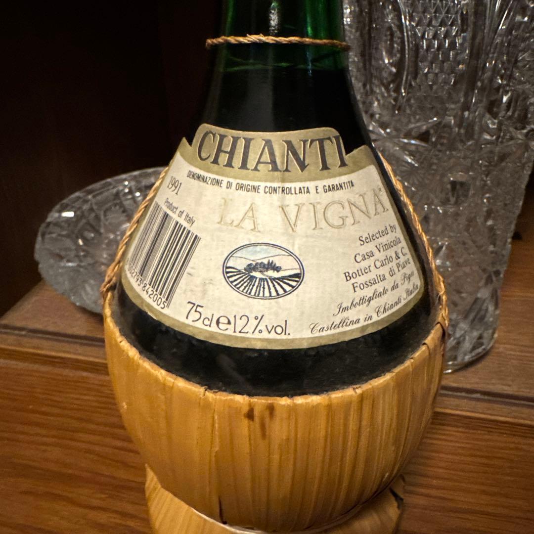 Chianti ワイン　古酒1991ビンテージ