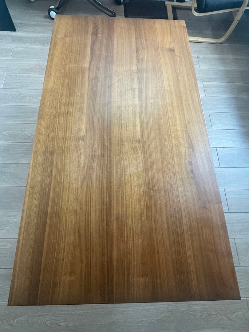 ブラウン 木製 モダンダイニングテーブル