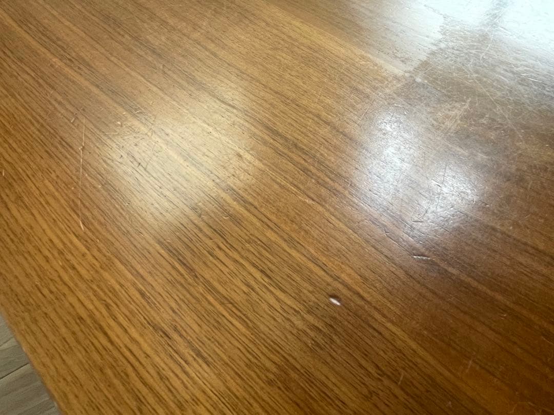 ブラウン 木製 モダンダイニングテーブル