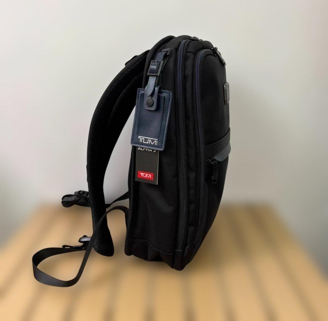 TUMI スリムバックパック ブルーライン