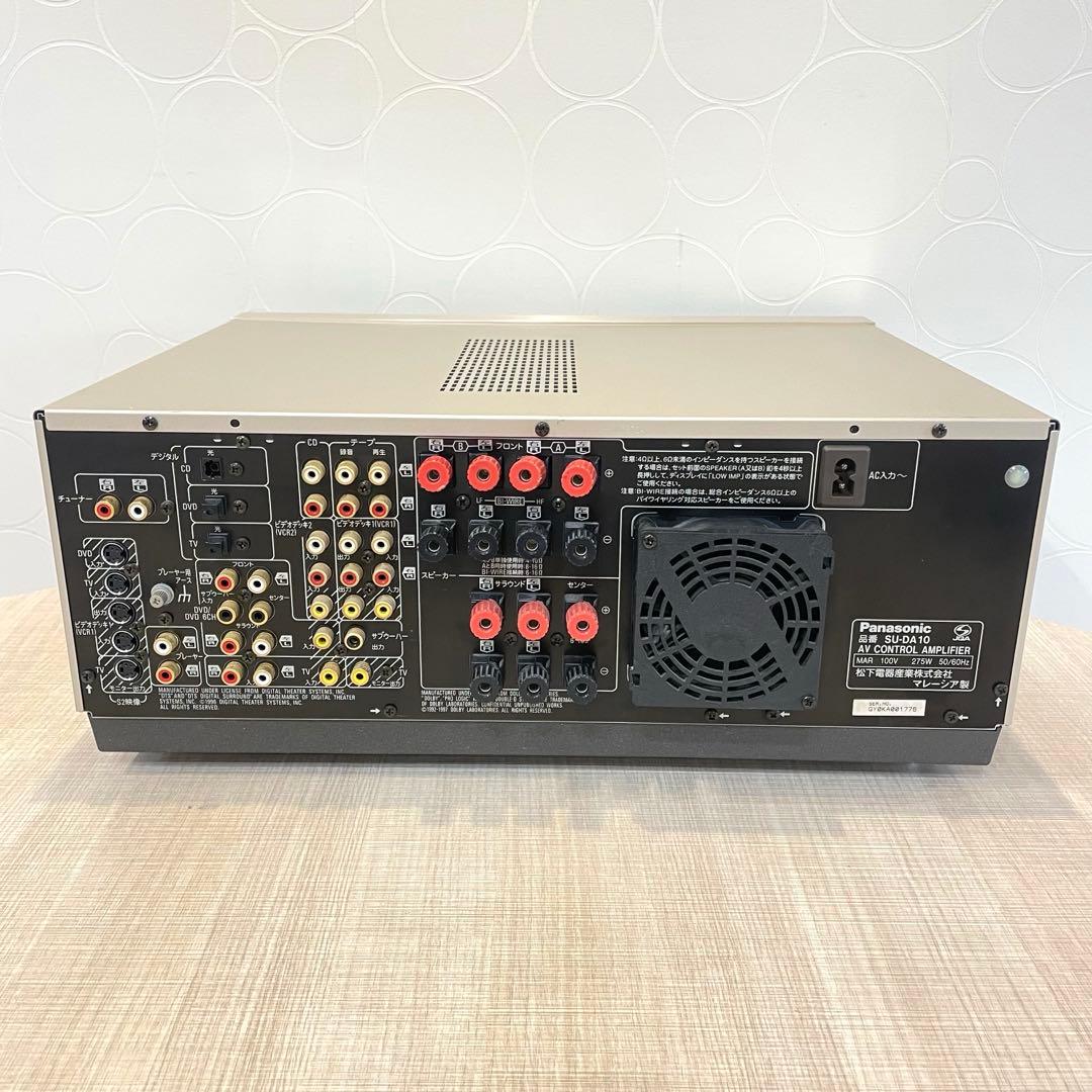 【Panasonic】 SU-DA10 AVアンプ MOS-FET 高音質