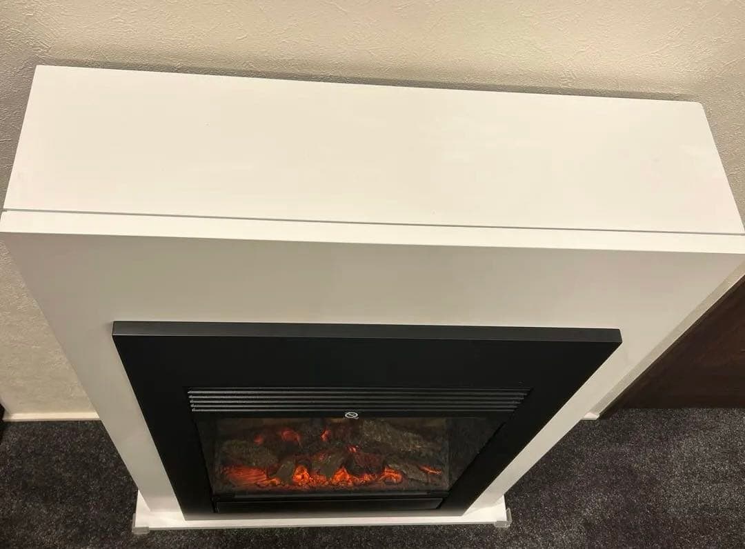 【美品】Dimplex/ディンプレックス 暖炉型ファンヒーター ベリーニII 白