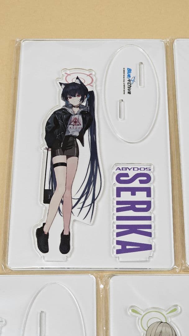 ブルーアーカイブ　アクスタ5人セット　韓国ポップアップストア　PEERコラボ