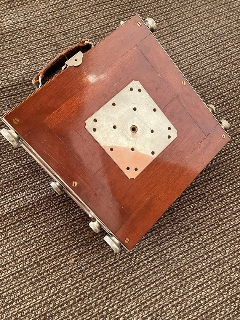 ジャンク扱　木製カメラ　蛇腹　レトロ