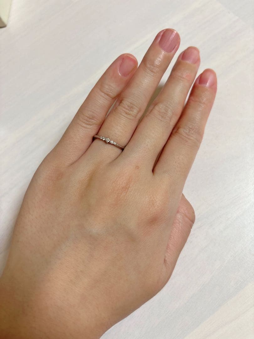 k10 ホワイトゴールド　リング