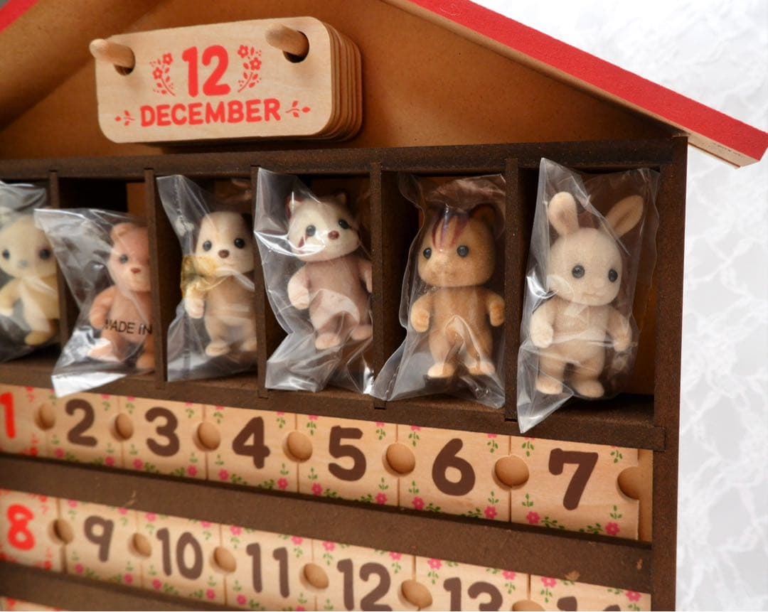 【希少】シルバニア⭐️ 万年カレンダー　木製カレンダー⭐️