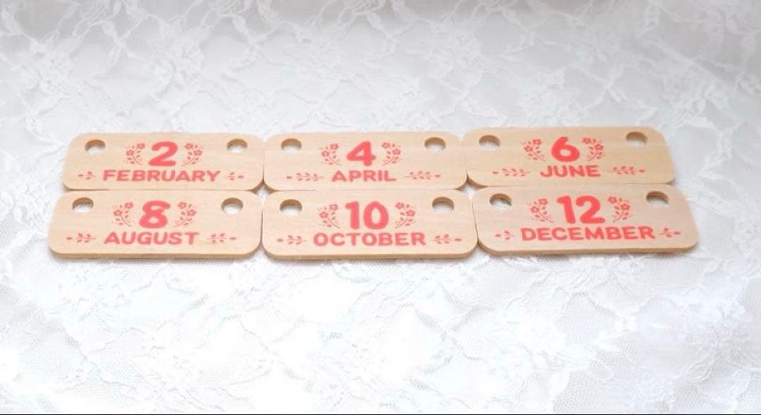 【希少】シルバニア⭐️ 万年カレンダー　木製カレンダー⭐️