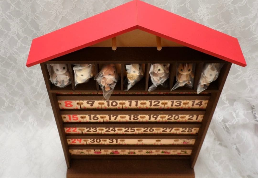 【希少】シルバニア⭐️ 万年カレンダー　木製カレンダー⭐️