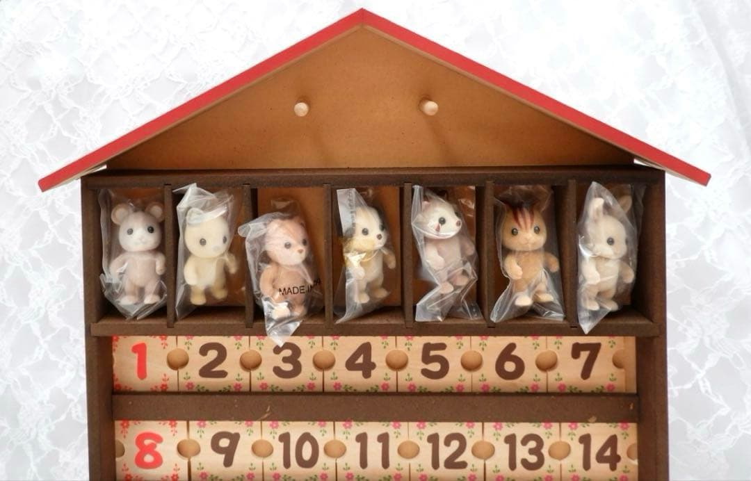 【希少】シルバニア⭐️ 万年カレンダー　木製カレンダー⭐️