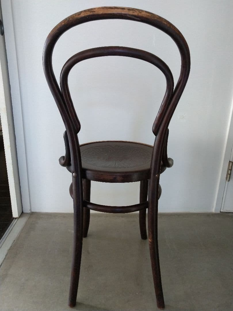 アンティークベントウッドチェア　ヴィンテージ曲げ木椅子 ダークブラウン
