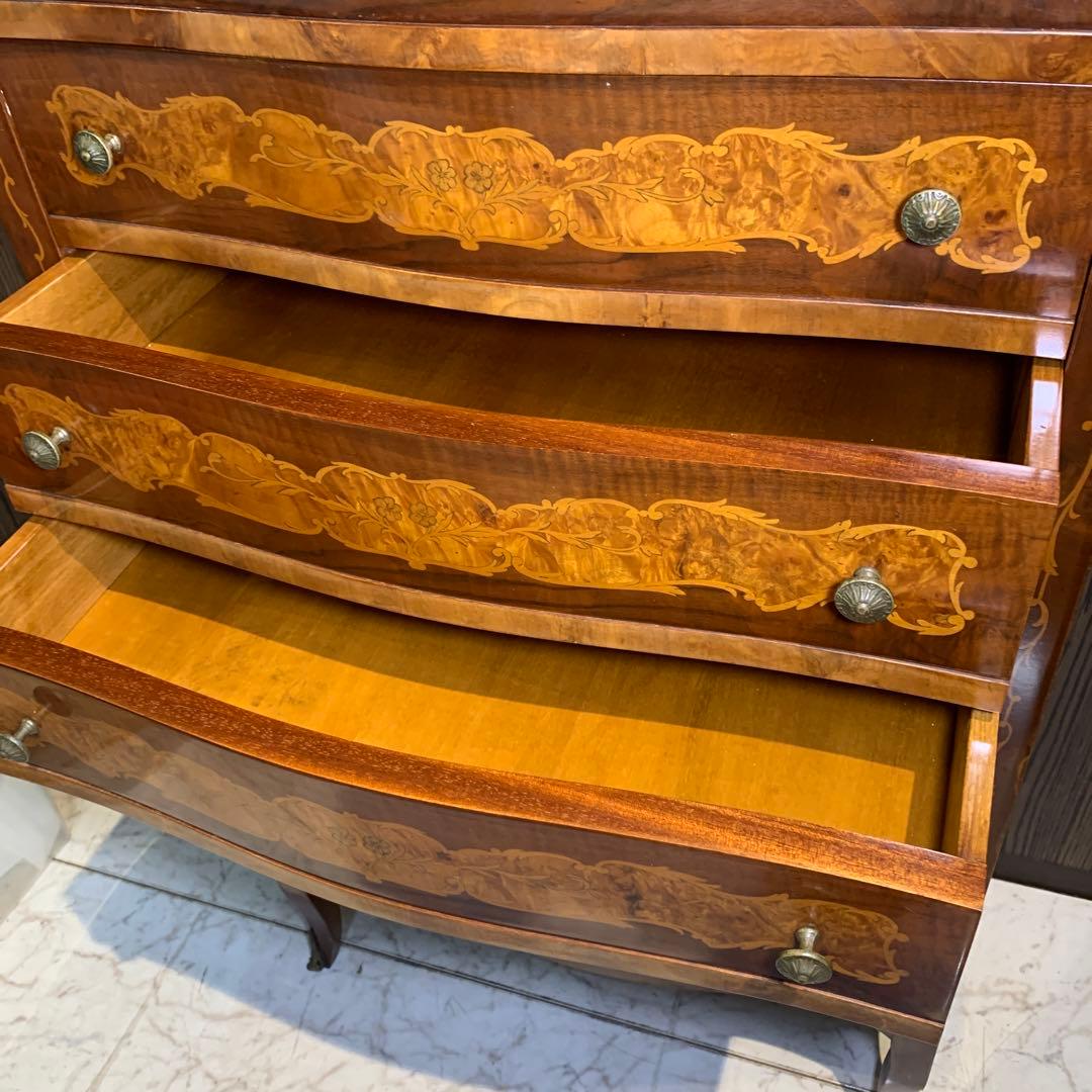 イタリア　アンティーク　象嵌