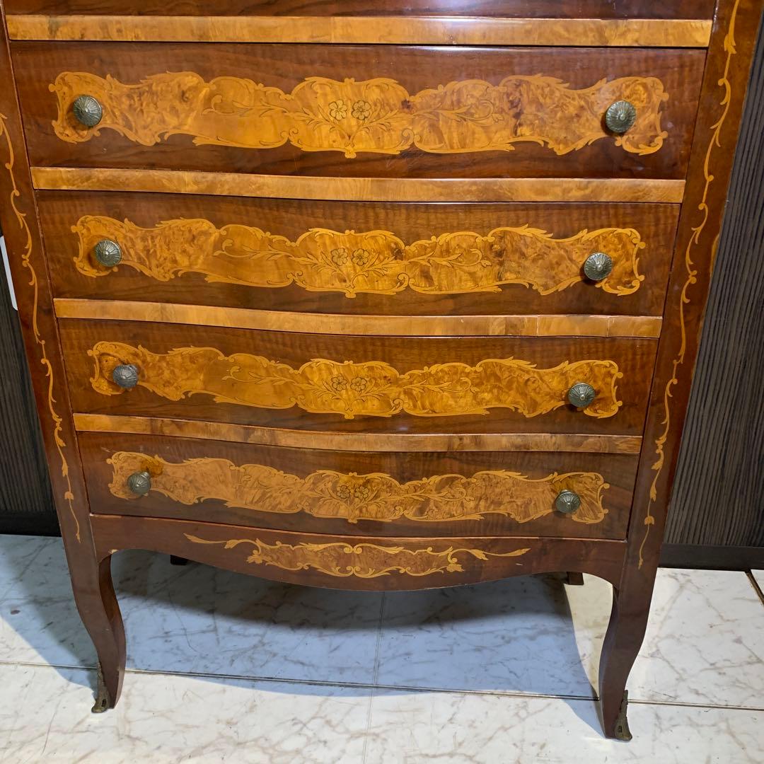 イタリア　アンティーク　象嵌