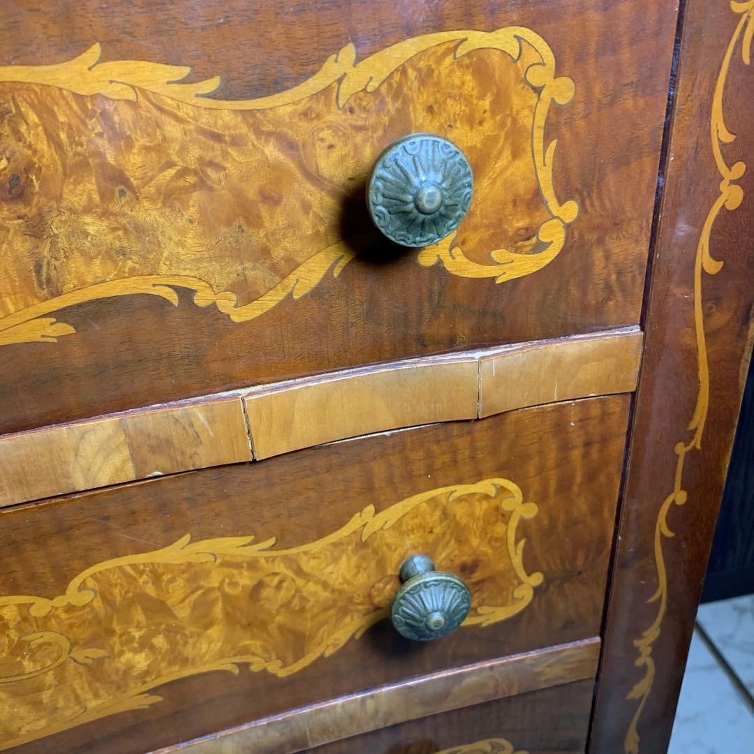 イタリア　アンティーク　象嵌