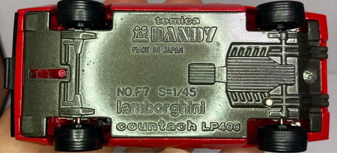 ★トミカダンディ★F07 ランボルギーニカウンタック LP400 日本製 レッド