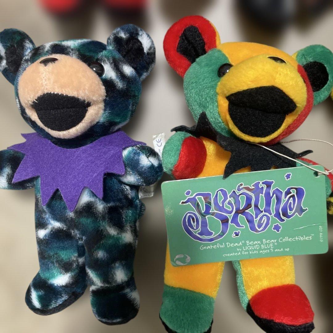 Grateful Dead Bear デッドベア　ビーンベア　ぬいぐるみセット