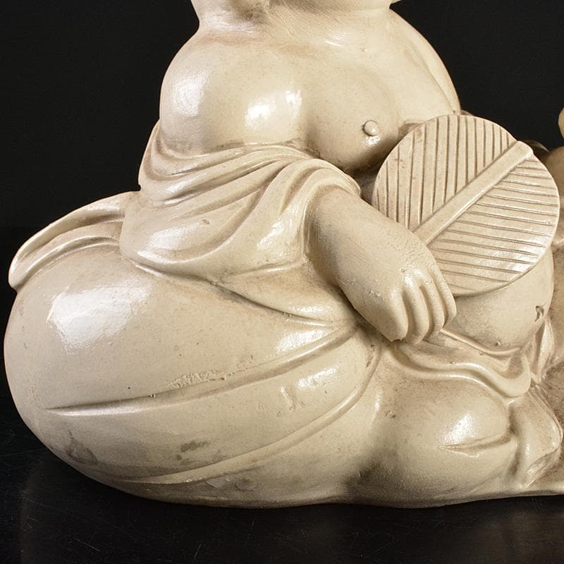 備前焼　古備前　備前森製　白備前　布袋伏せ香炉　D　R7150