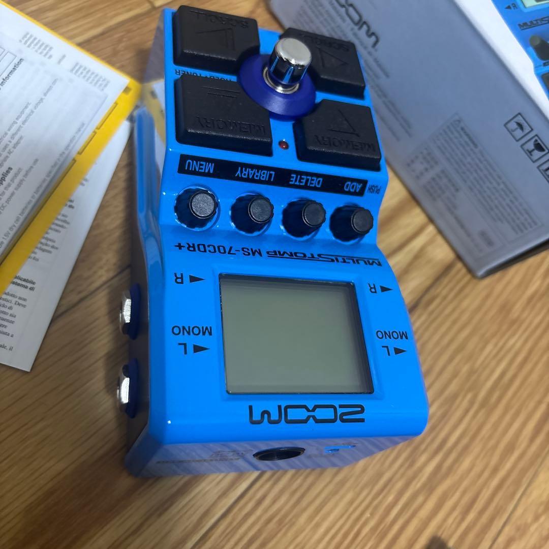 ZOOM MS-70CDR+ 空間系マルチエフェクター