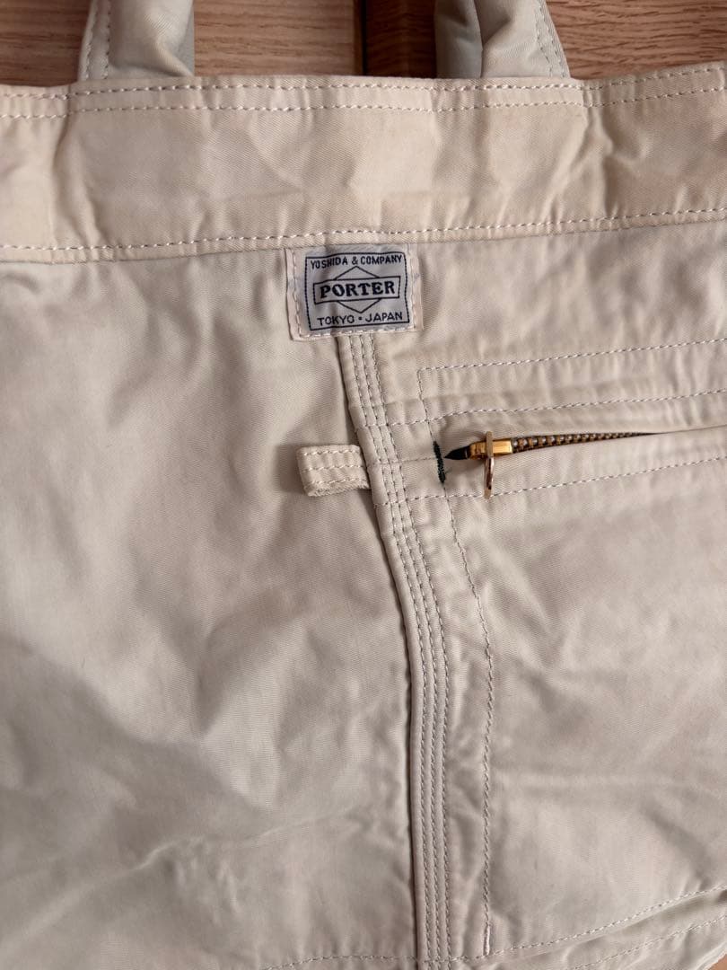 PORTER ショルダーバッグ クリーム色