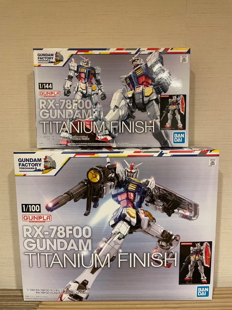 1/144 + 1/100 RX-78F00 ガンダム [チタニウムフィニッシュ