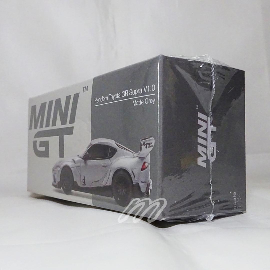 ⭐️MINI GT Pandem GR スープラ V1.0 マットグレー 左⭐️
