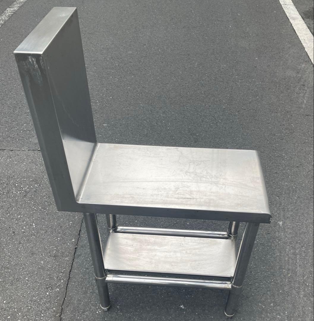 業務用　作業台　バックガードあり　フライヤー置き　美品　新店舗