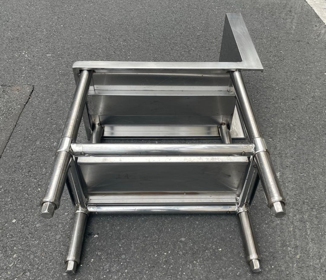 業務用　作業台　バックガードあり　フライヤー置き　美品　新店舗