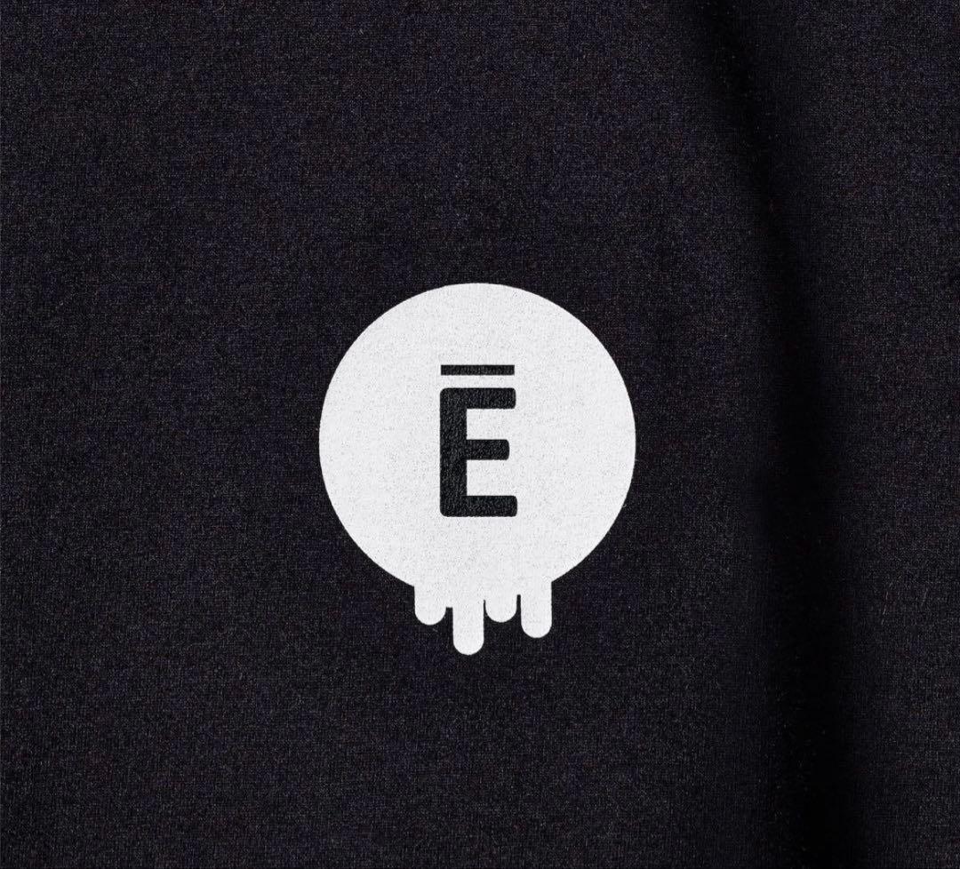 25ss 新品 エンノイ CIRCLE E DRIP T-SHIRTブラック L