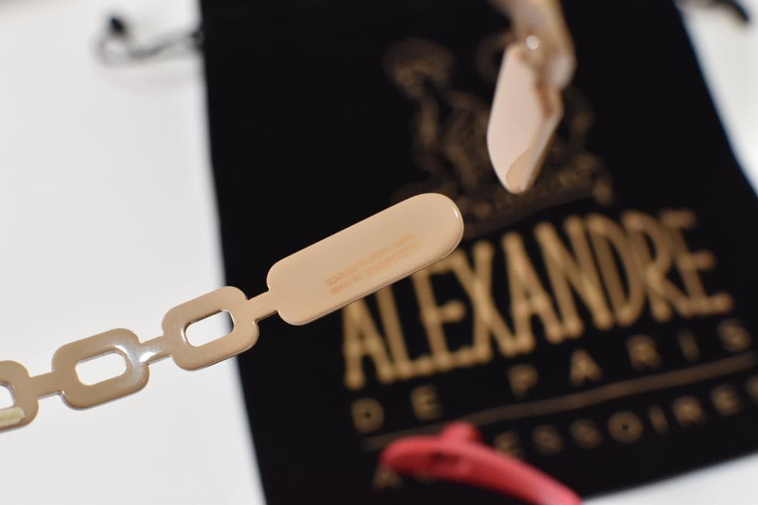 ▢■ALEXANDRE DE PARIS■▢ アレクサンド　カチューシャ　スワロ