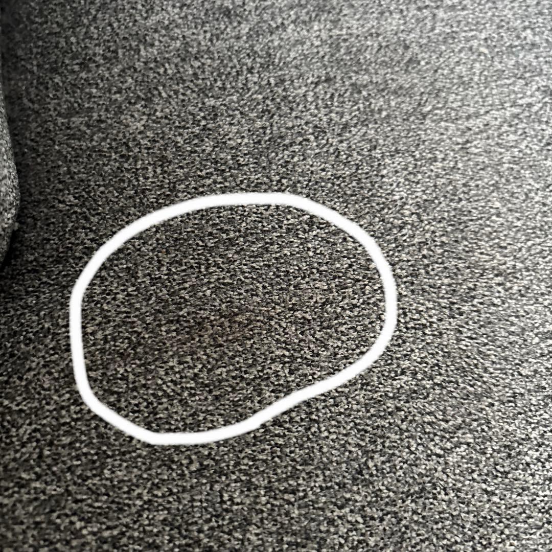 大特価!!グレー L字型ソファ 4個クッション付き