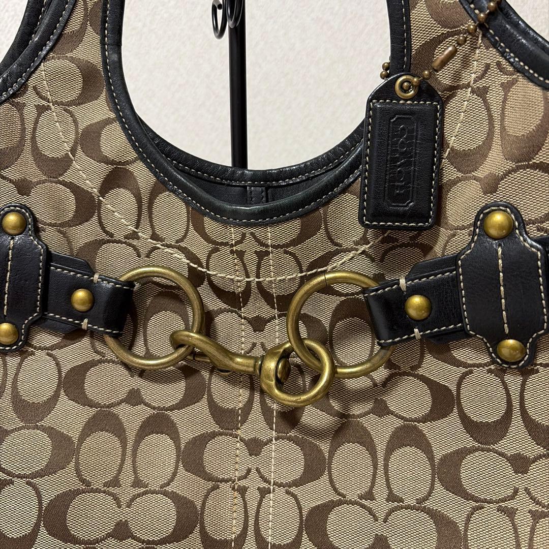 バッグ coach rare bithorse hand bag