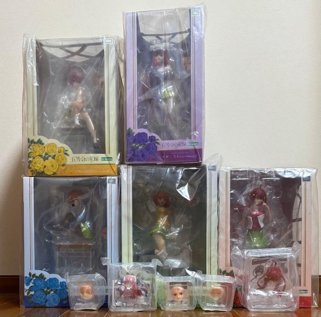 五等分の花嫁 コトブキヤ 一番くじ フィギュア 5体セット 特典付き　　A〜E賞