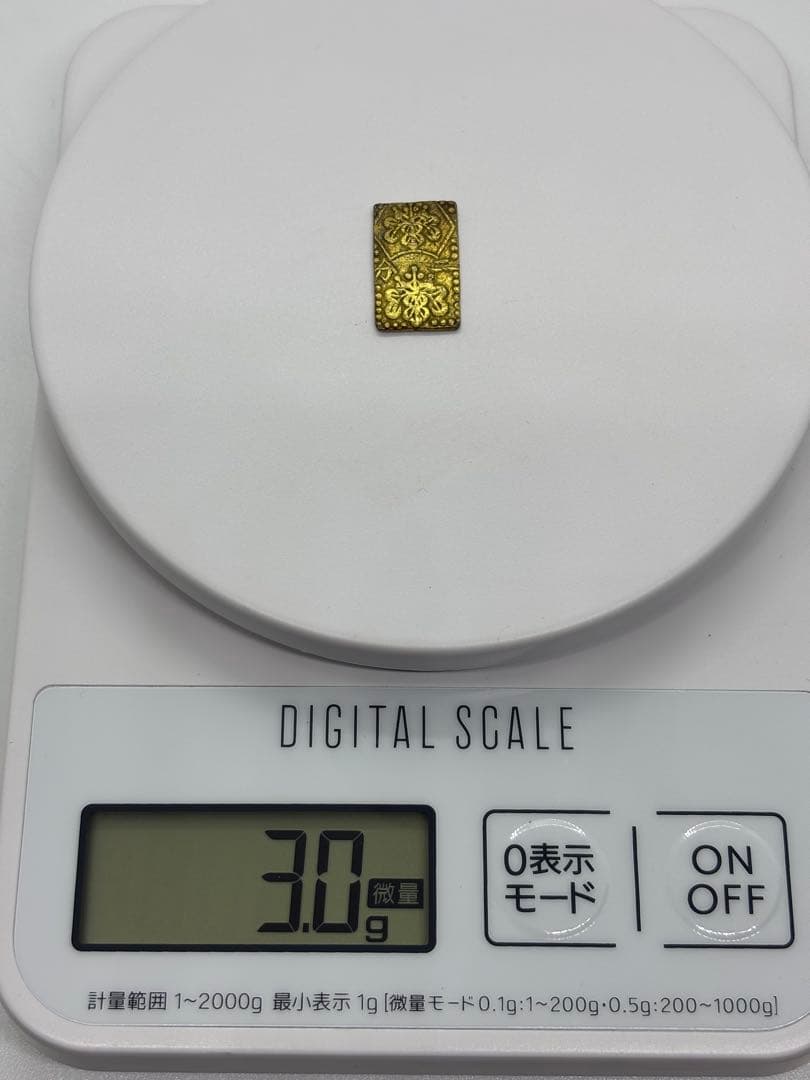 #明治二分金　 金貨 二分金（にぶきん）／二分判　　P-6