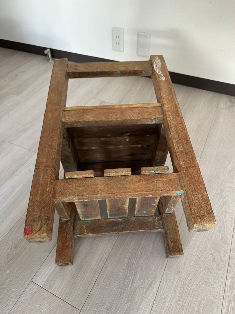 小学校ヴィンテージ 椅子アンティーク　ムチャチャkeikiii 木製アッシュペー