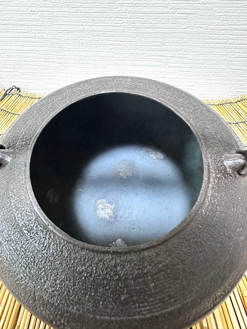 未使用、一級合格証貼付　南部渓泉　熊谷専太郎造　１５型　南部鉄瓶　南部鉄器