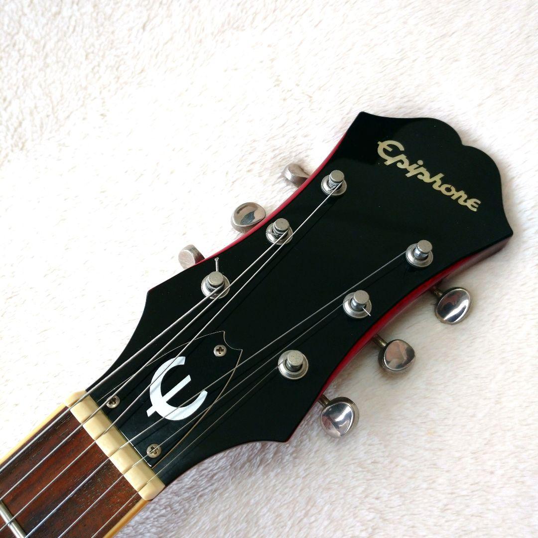 【か】エピフォン　カジノ　チェリー　　セミアコースティックギター　美品