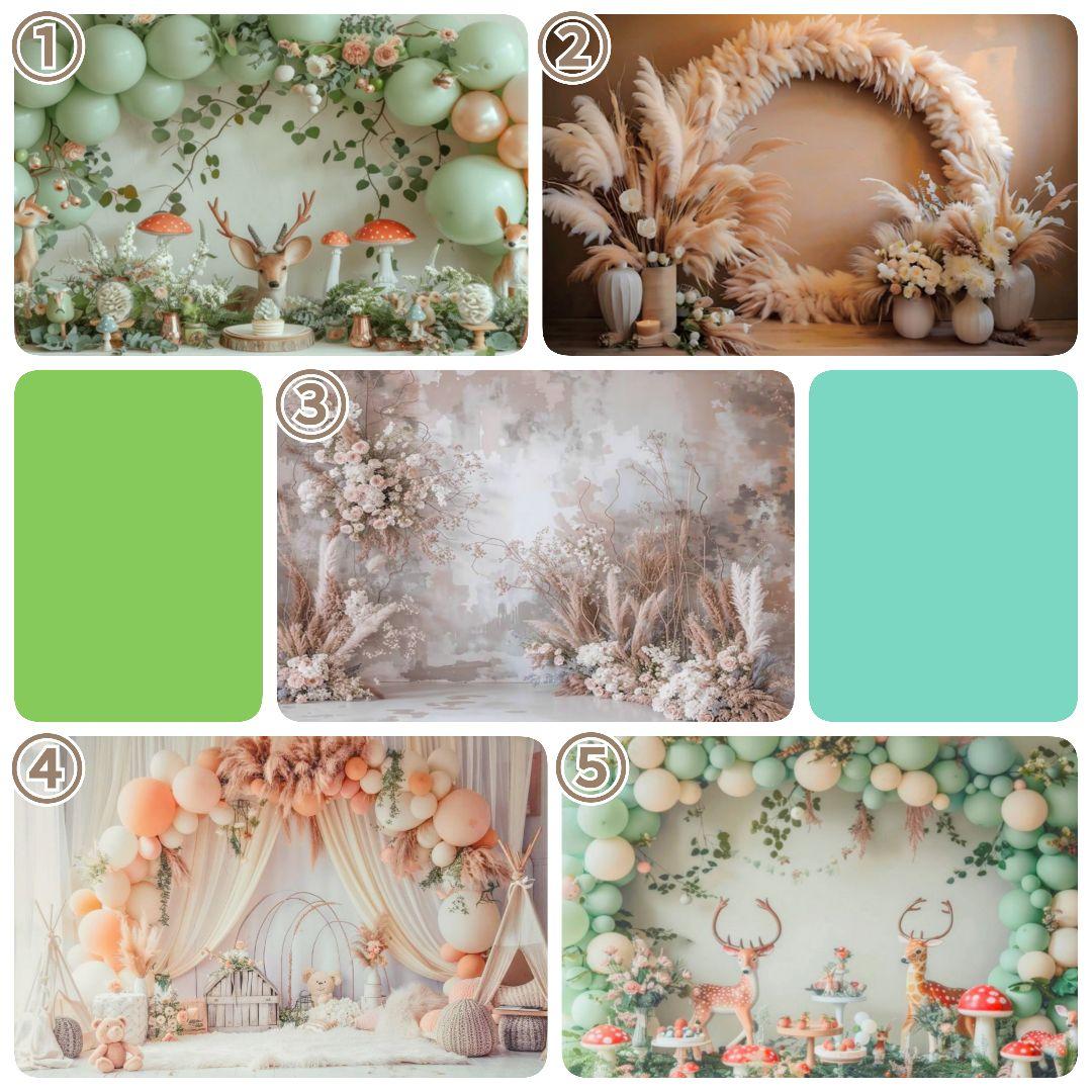 背景布×15枚+3　ペット撮影用フォトブース　トリミングチョーカー販売中