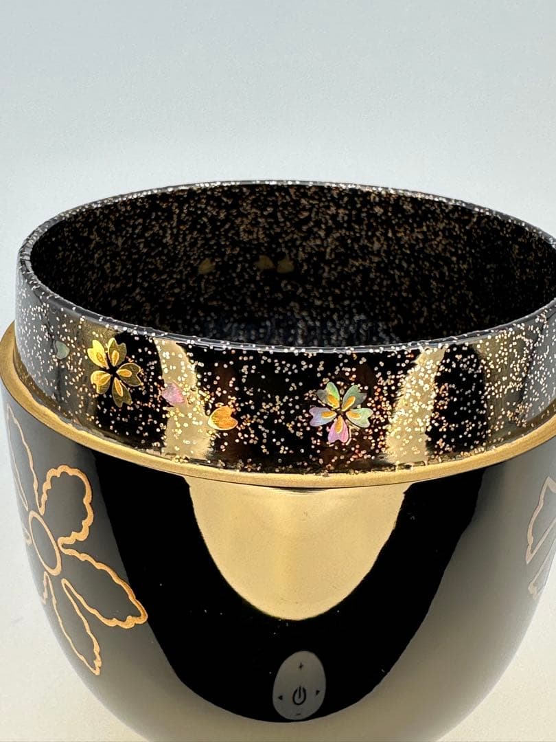 茶道具　棗　難波仁斎　雪月花 蒔絵