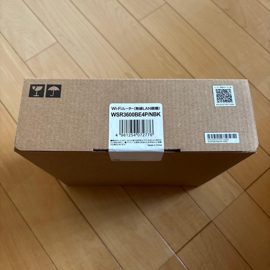 BUFFALO WSR3600BE4P/NBK無線LANルーター