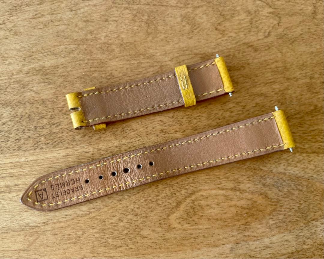 純正HERMES エルメス Hウォッチ ミニモデル 21 mm 時計 ベルト