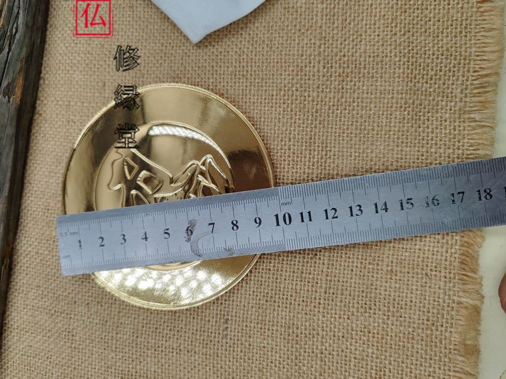 【修縁堂】 延命地蔵菩薩 鏡の背面字観 古美術品 密教法具