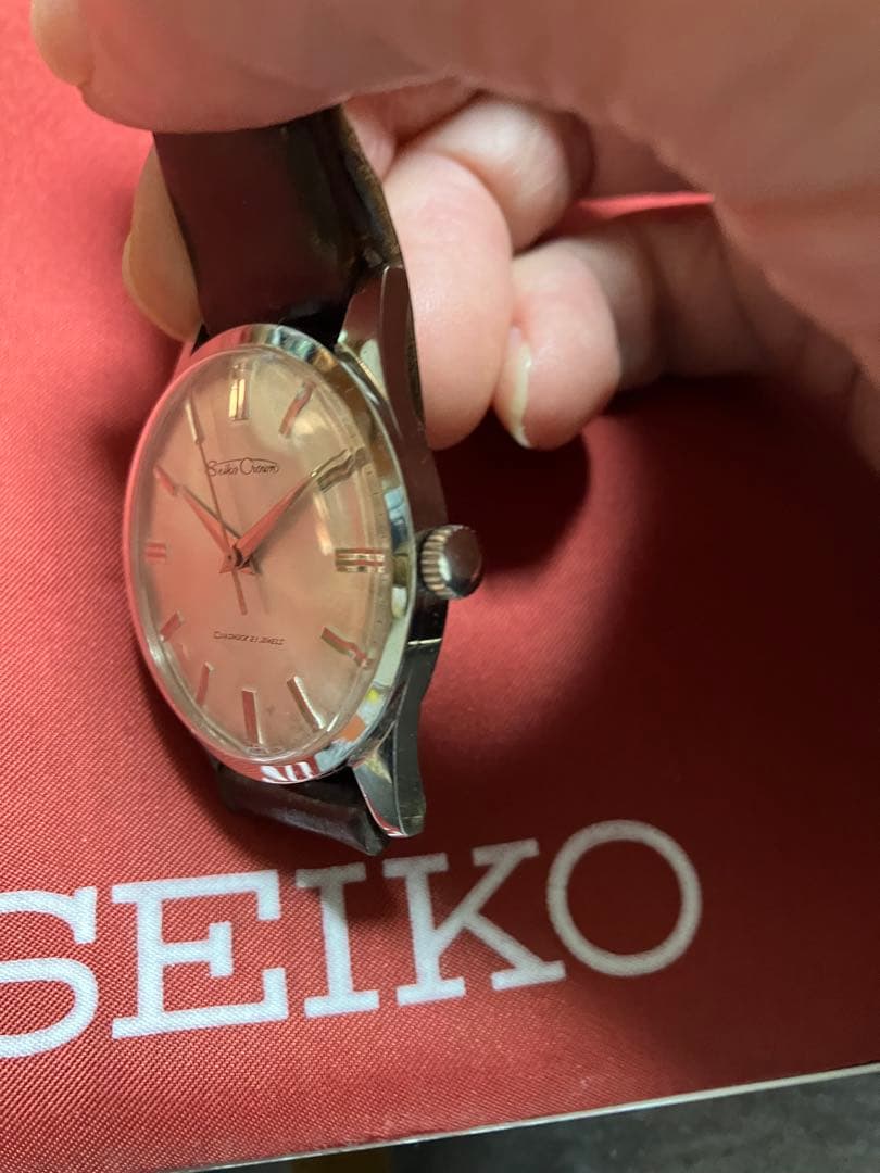 T*M様 セイコークラウンJ14091E手巻きで36時間以上の稼働確認、精度あり