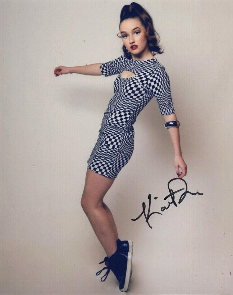 直筆サイン入り写真 ケイトリン・ディーヴァー 俳優/フレーム別/SA鑑定済