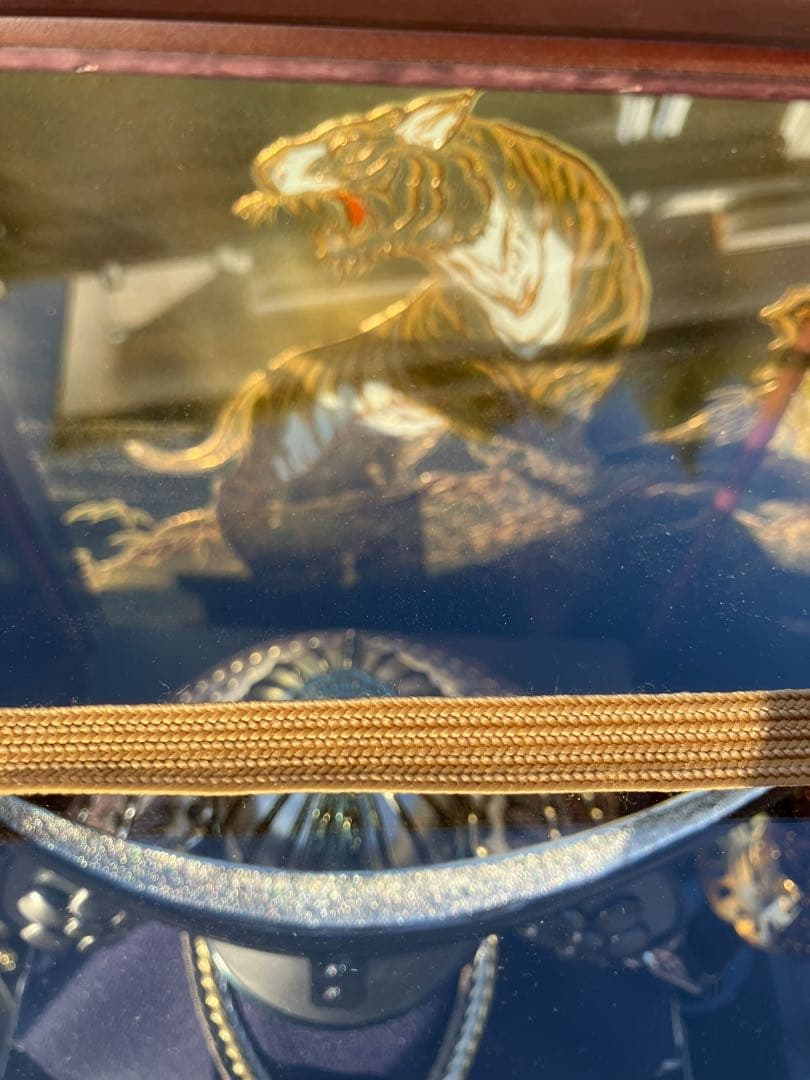 美品　宝雲作 (兜ケース飾り) 伊達政宗公　五月人形　男の子　おしゃれ 初節句