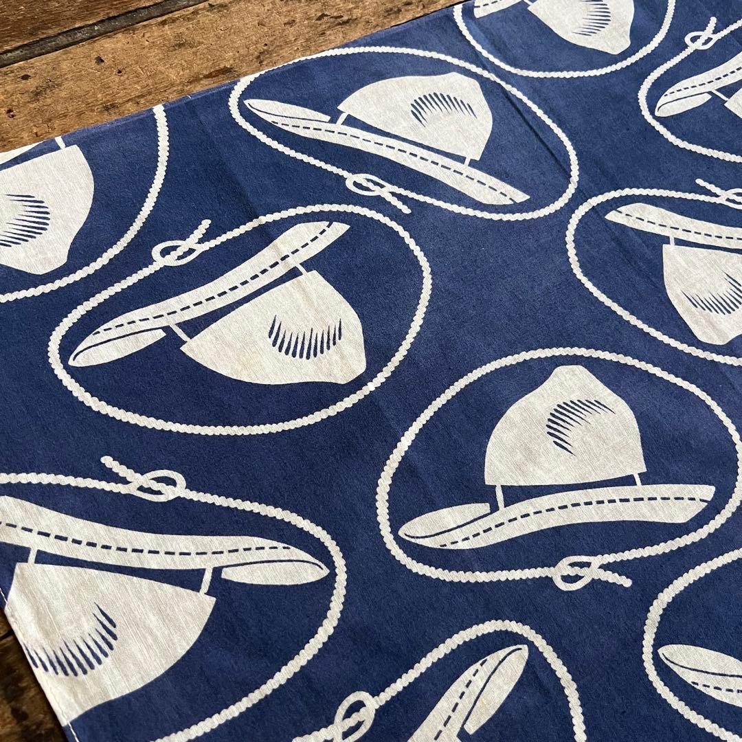 40s バンダナ エレファントブランド トランクダウン レア柄 大判